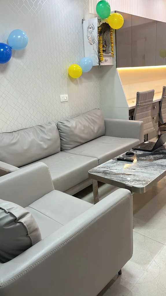 Lounge seating at UrbanZone Space, Sector 102