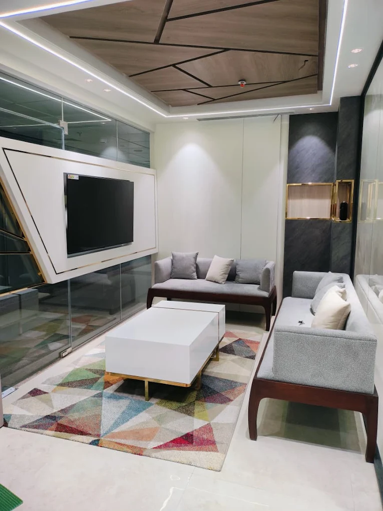Reception lounge at UrbanZone Space, Sector 102