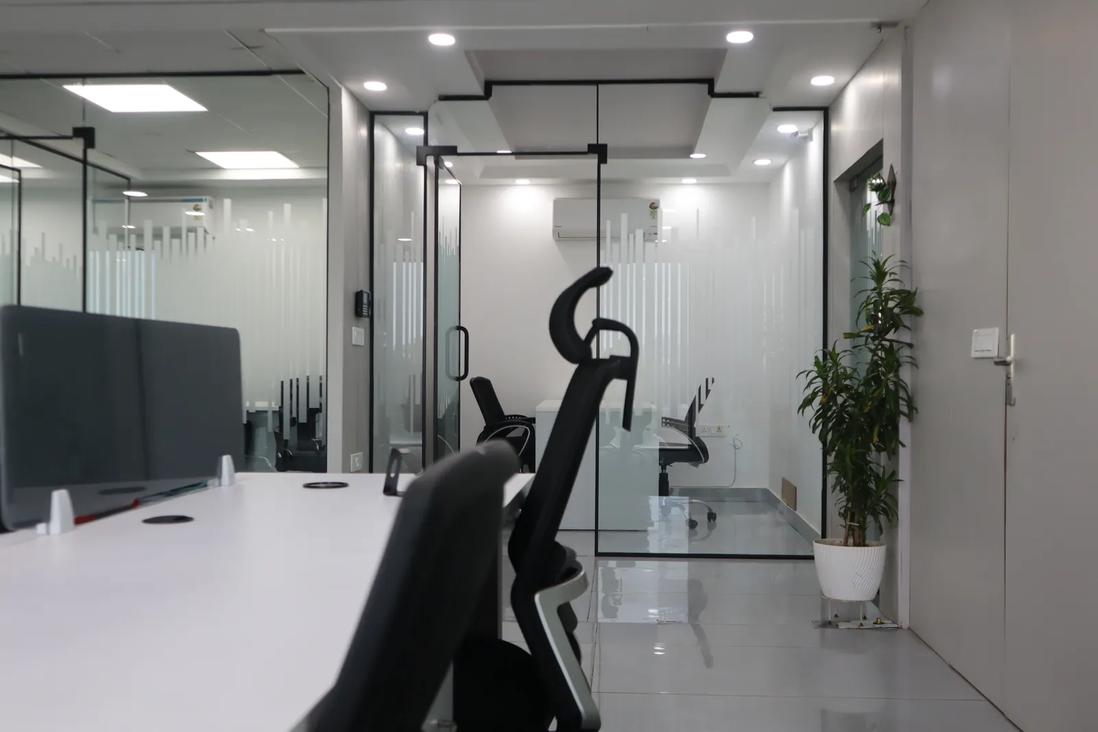 Cabin corridor at UrbanZone Space, SCO 63 · Sector 113